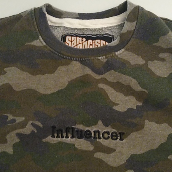 SHIRTS CAMO, INFLUENCER, SOFT LIGHTWEIGHT FLEECE, SWEATSHIRT - Picture 8 of 8